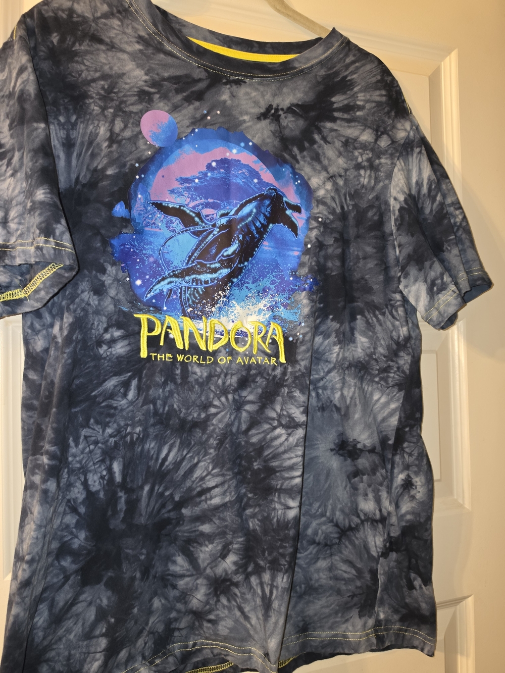Disney Pandora Tie-Dye Graphic Tee - Blue/Black